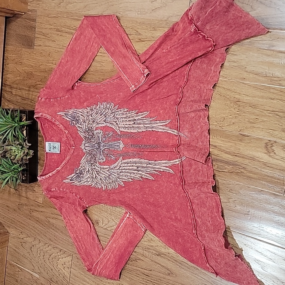 Angel Wings & Bling Tunic Top - Picture 6 of 14